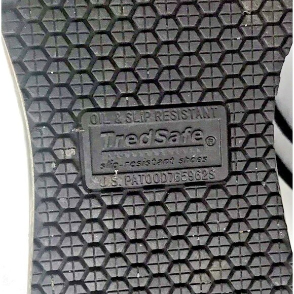 TredSafe Trevor Oil & Slip Resistant Work Shoes Men's 10 Black Lace Up Low Top - Picture 9 of 11